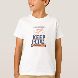 Camiseta La vida es una bicicleta corta