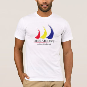 Camiseta La vida es una isla Breeze®_Paint-The-Wind_Paradis