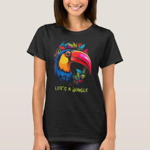 Camiseta La vida es una jungla de aventuras exóticas con to