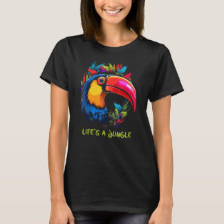Camiseta La vida es una jungla de aventuras exóticas con to