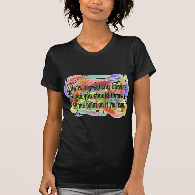 Camiseta La vida es una lona (Anverso)