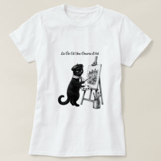 CAMISETA LA VIDA ES UNA OBRA DE ARTE