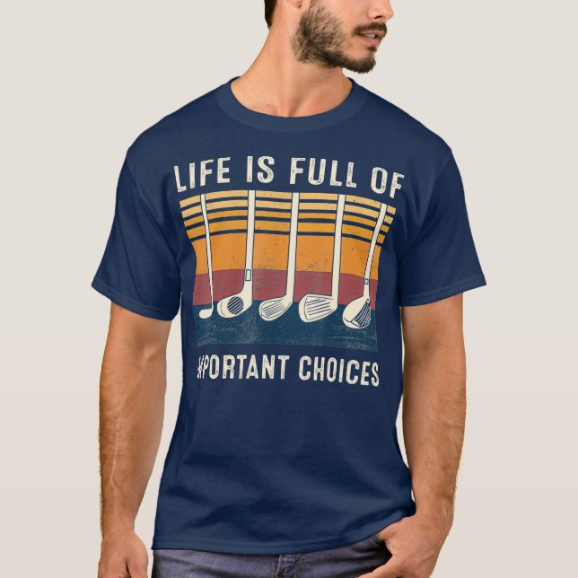 Camiseta La vida está llena de importantes opciones diverti (Anverso)