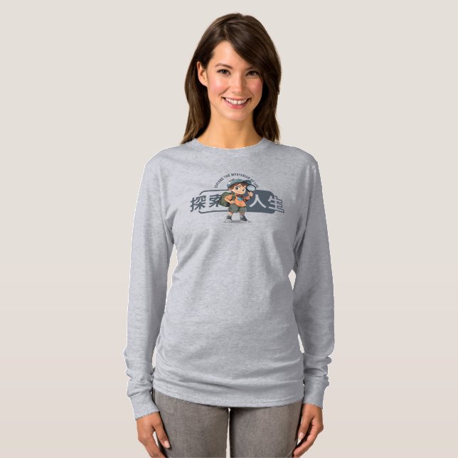 Camiseta La vida exploradora | Women Long Sleeve (Anverso completo)