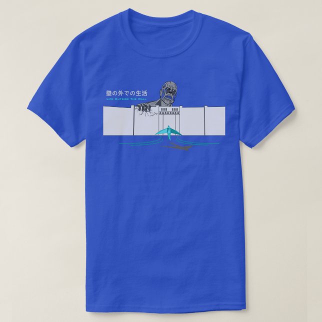 Camiseta La vida fuera de la pared Origami Anime (Diseño del anverso)