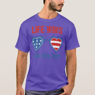 Camiseta La vida gana el 24 de junio 2022 Bandera Americana