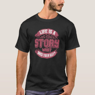 Camiseta La Vida Genealógica Profesional Es Una Historia Ge
