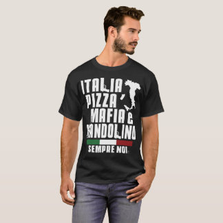 Camiseta la vida italiana de la comida del amor de la