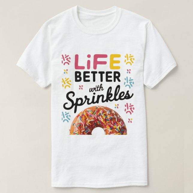 Camiseta La vida mejor con rociadores (Diseño del anverso)