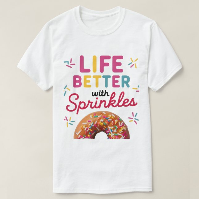Camiseta La vida mejor con rociar (Diseño del anverso)