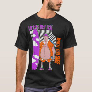 Camiseta La Vida Mejor Cuando Navegas Surfista
