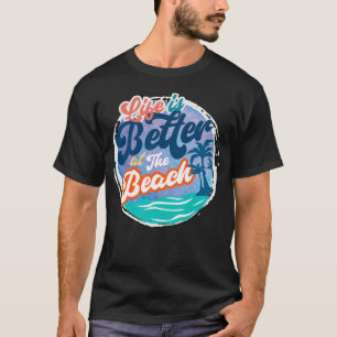 Camiseta La vida mejor en la playa