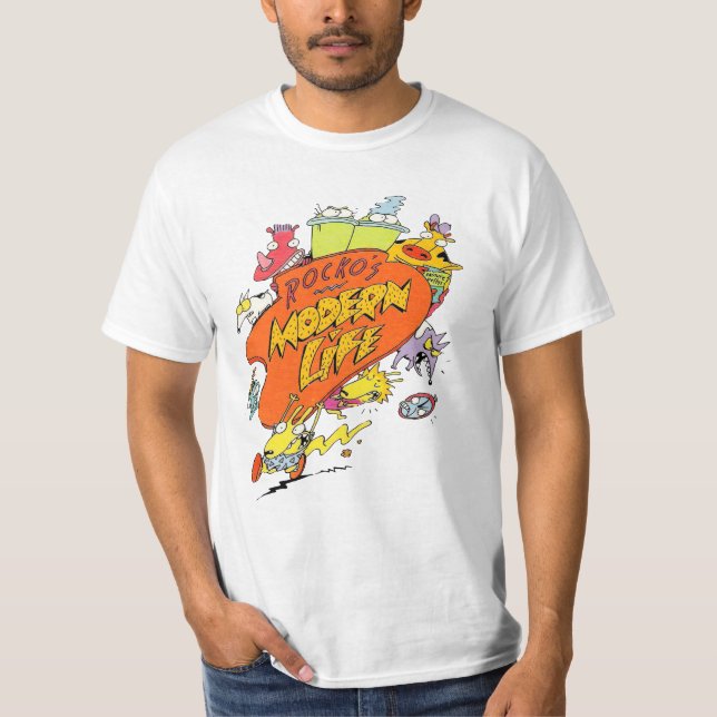 Camiseta La vida moderna de Rocko es graciosa (Anverso)