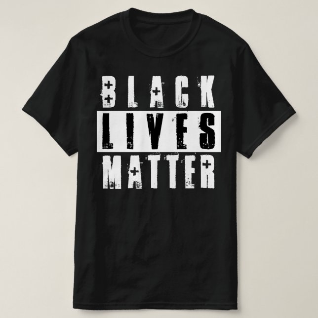 CAMISETA LA VIDA NEGRA IMPORTA (Diseño del anverso)