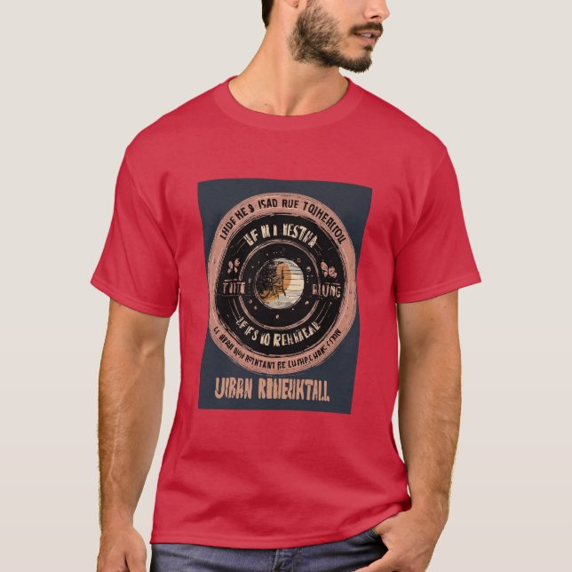 Camiseta "La vida no es un ensayo de la casa urbana" (Anverso)