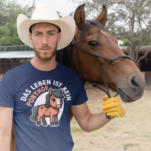 Camiseta La vida no es una granja graciosa de Alemania real