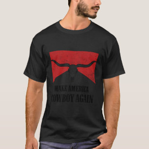 Camiseta La vida occidental del toro vintage hace de Estado