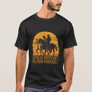 Camiseta La Vida Pareja De Amanecer Es Mejor En El Horseck