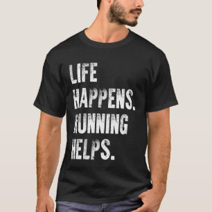 Camiseta La vida pasa corriendo ayuda