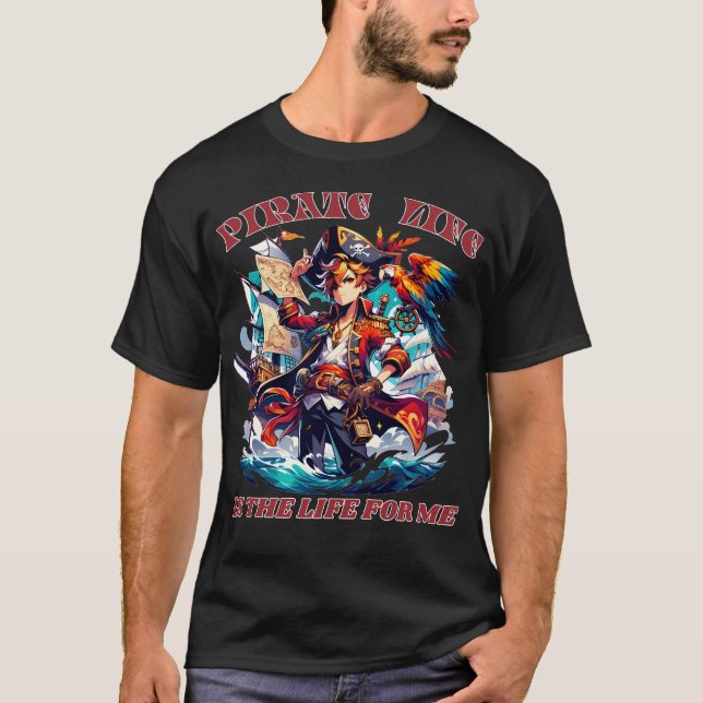 Camiseta La vida pirata es para mí (Anverso)