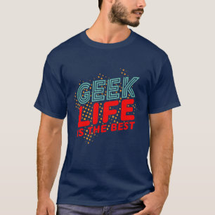 Camiseta La vida retra fresca del friki es la mejor