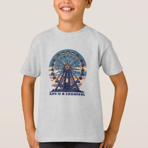 Camiseta La vida retro es un niño de carnaval