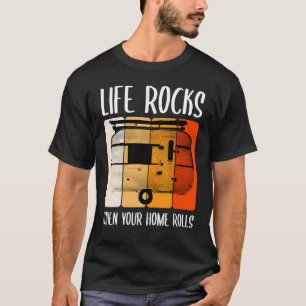 Camiseta La vida rota cuando tu hogar viaja en camper