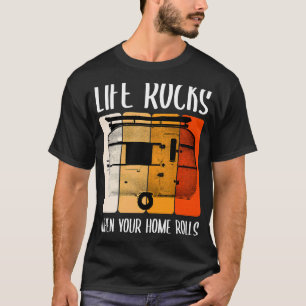 Camiseta La vida rota cuando tu hogar viaja en camper