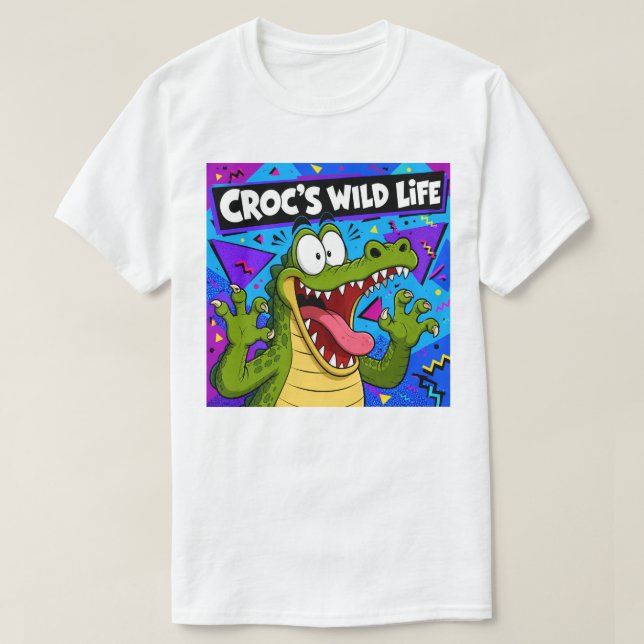 CAMISETA LA VIDA SALVAJE DE CROC (Diseño del anverso)