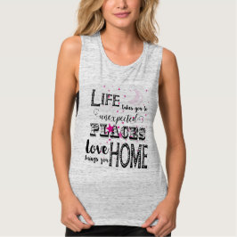 Camiseta La Vida Se Lleva A Lugares Inesperados Cita Inspir