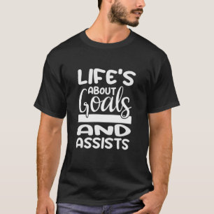Camiseta La vida se relaciona con los asistentes y los obje