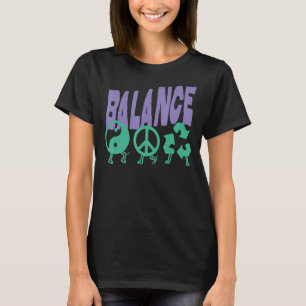 Camiseta La vida se trata de Balance Harmony Eco Verde Tier