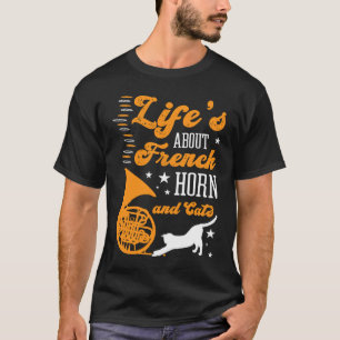 Camiseta La vida se trata de concierto de cuerno francés y