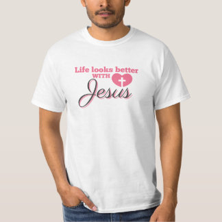 Camiseta La vida se ve mejor con Jesús