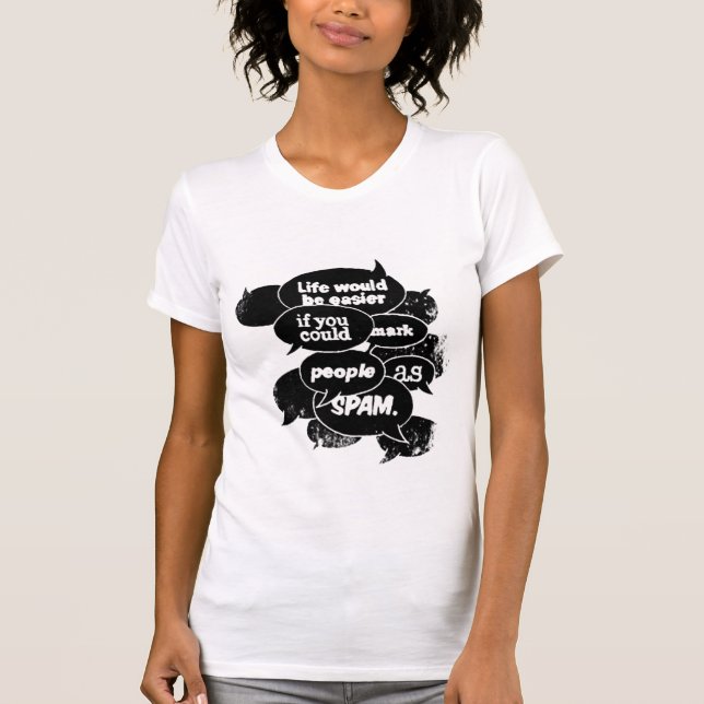Camiseta La vida sería más fácil (Anverso)