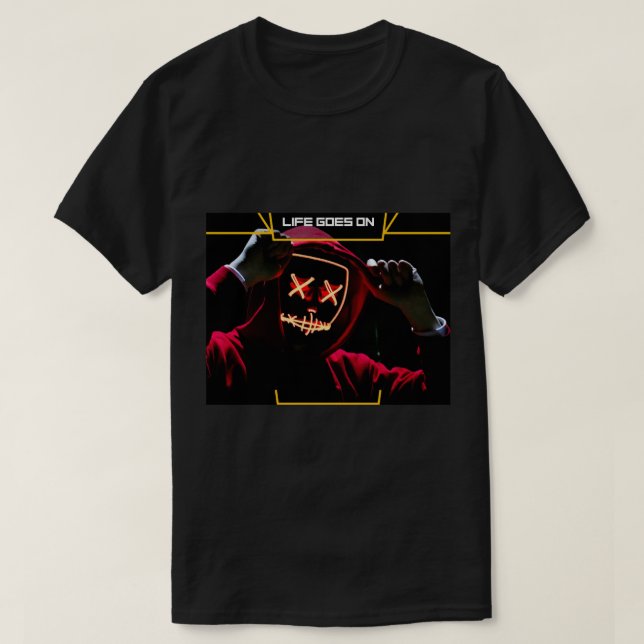 CAMISETA LA VIDA SIGUE (25) (Diseño del anverso)
