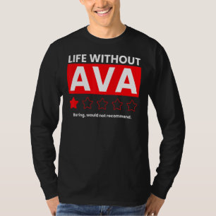 Camiseta La Vida Sin Ava Boring No Recomendaría La Revisión