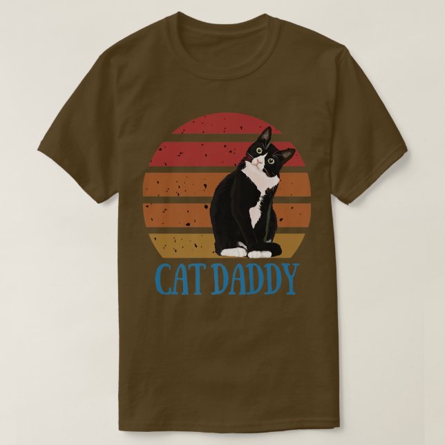 Camiseta La vida sin gatos, no creo, así que papi capta el  (Diseño del anverso)