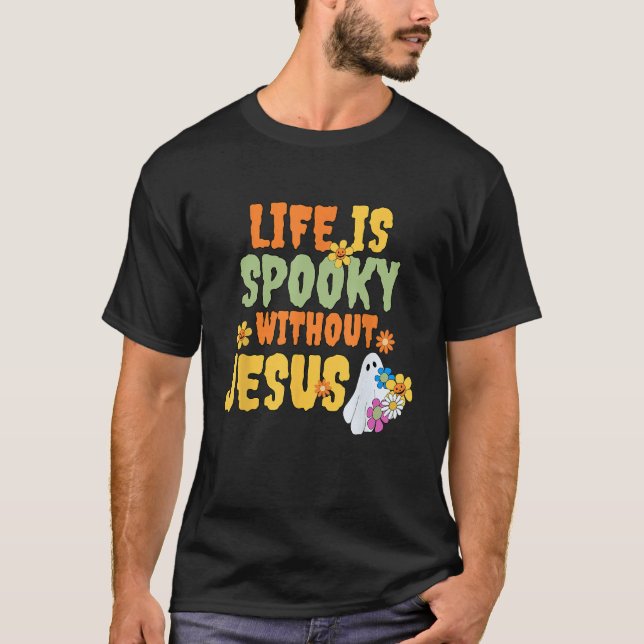 Camiseta La Vida Sin Jesús Es Un Testigo Divertido. (Anverso)