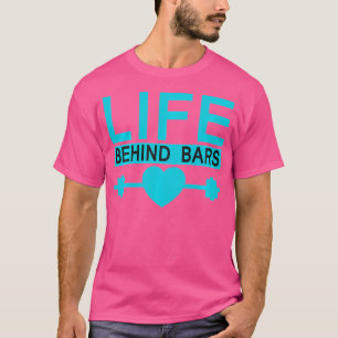 Camiseta La vida tras las rejas El cuerpo aumenta el peso d