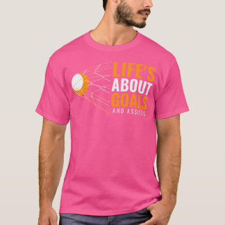 Camiseta La Vida Trata de Metas Accesorios de Apparel de Wa
