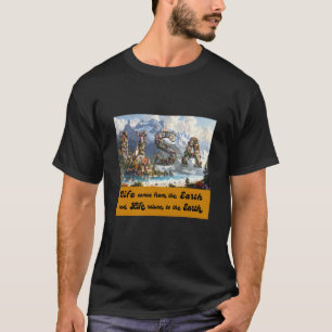 Camiseta La vida viene de la Tierra
