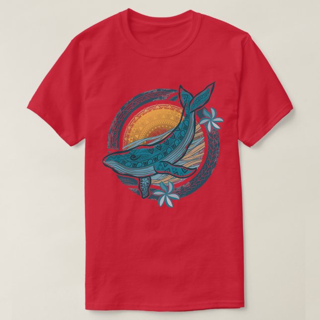 Camiseta La vieja ballena jorobada de buceo (Diseño del anverso)