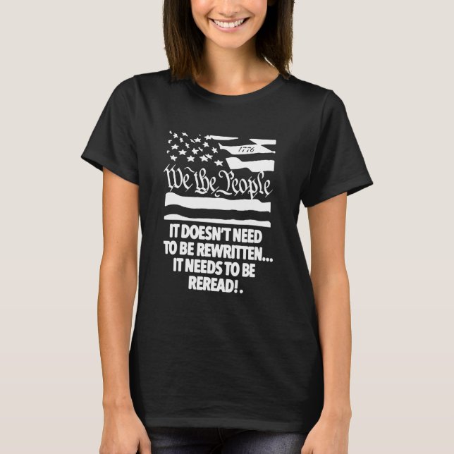 Camiseta La vieja bandera de los Estados Unidos, Patriótica (Anverso)