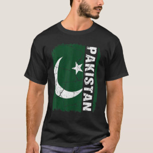 Camiseta La vieja bandera paquistaní y las raíces del orgul