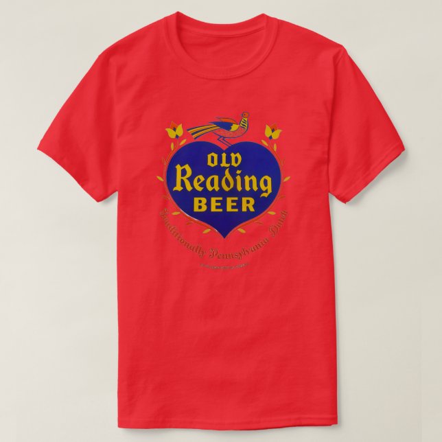 Camiseta La Vieja Cerveza De Lectura Vieja La Antigua Fábri (Diseño del anverso)