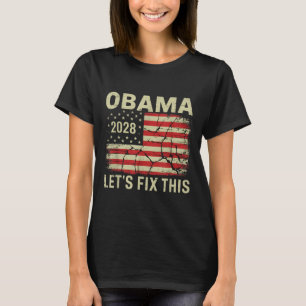 Camiseta La vieja elección patriótica política de Obama 202