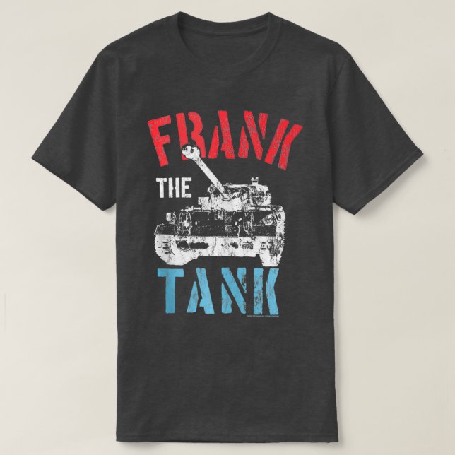 Camiseta La vieja escuela Frank el tanque (Diseño del anverso)