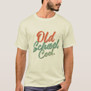 Camiseta La vieja escuela Guay Retro Vibes estilo clásico d