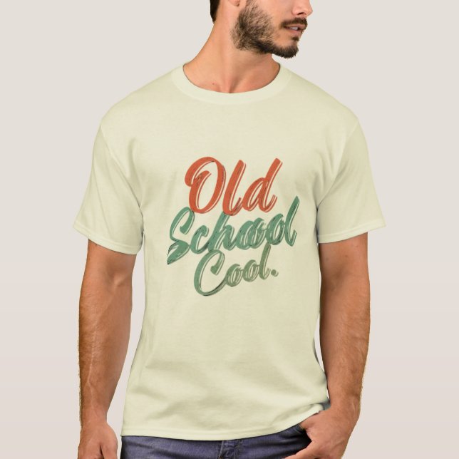 Camiseta La vieja escuela Guay Retro Vibes estilo clásico d (Anverso)